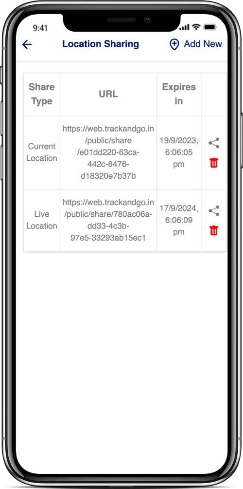 GPS Tracker - Location Sharing Feature